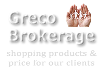 Greco Brokerage logo and slogan